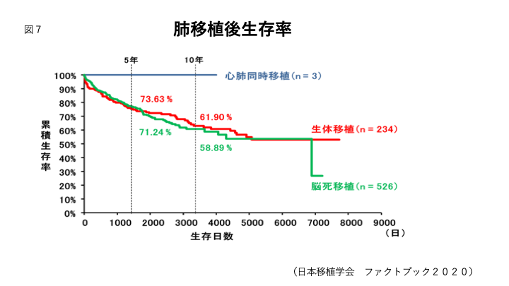 肺移植生存率